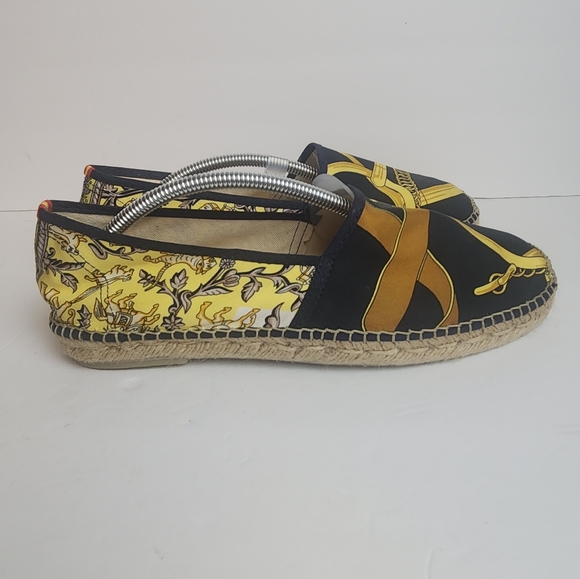 Respoke Eperon Chasse Navy Gold Hermes Espadrille 41 - Picture 8 of 14